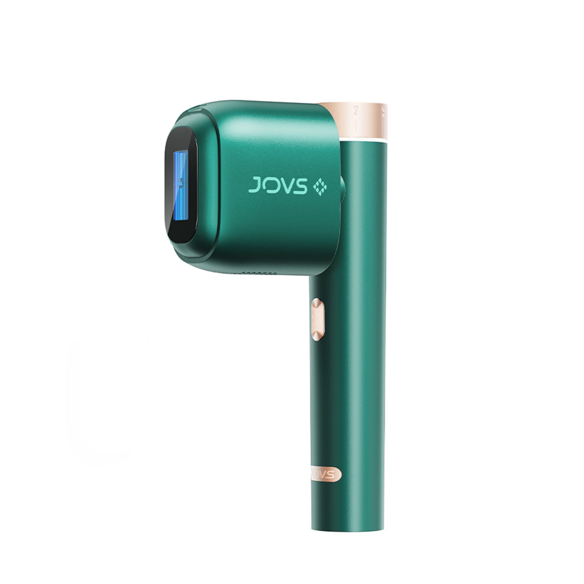 A close-up of the JOVS Venus Pro II, a sleek hair removal device demonstrating advanced beauty technology.