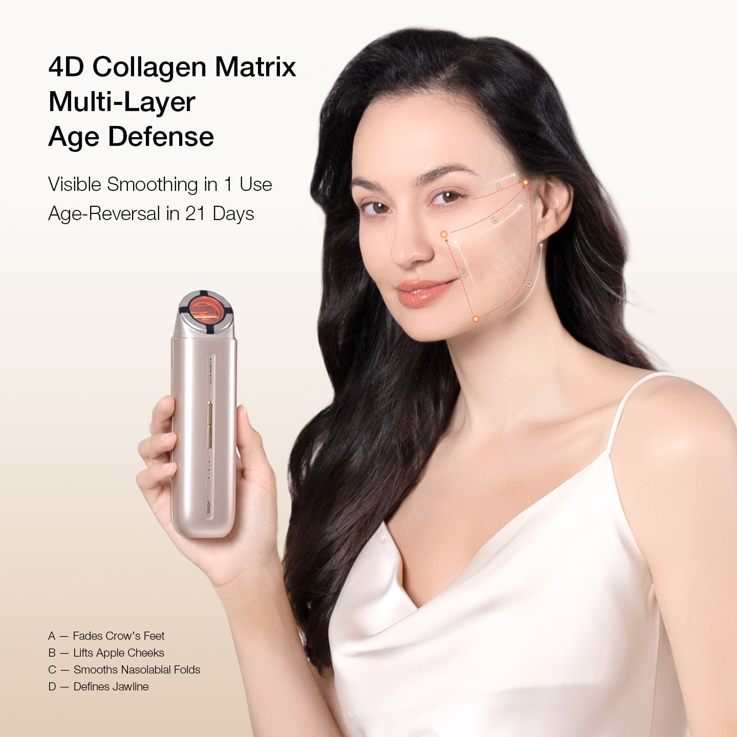 JOVS SkinLift EMS-Light Anti-aging Beauty Device